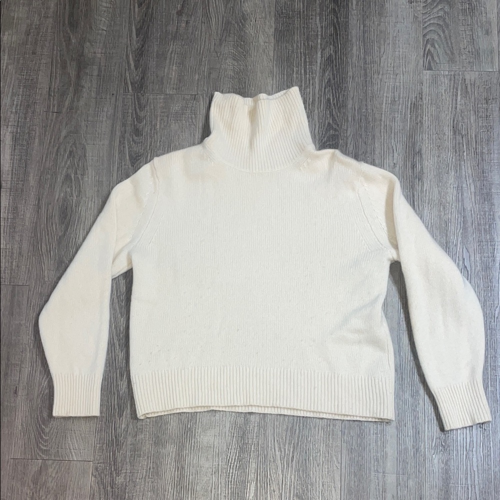 Wilfred Cream Turtleneck Sweater